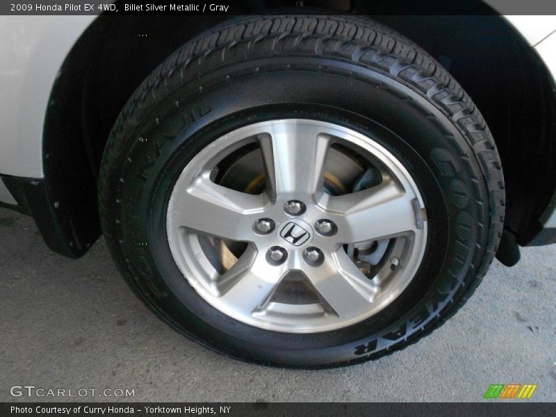 Billet Silver Metallic / Gray 2009 Honda Pilot EX 4WD