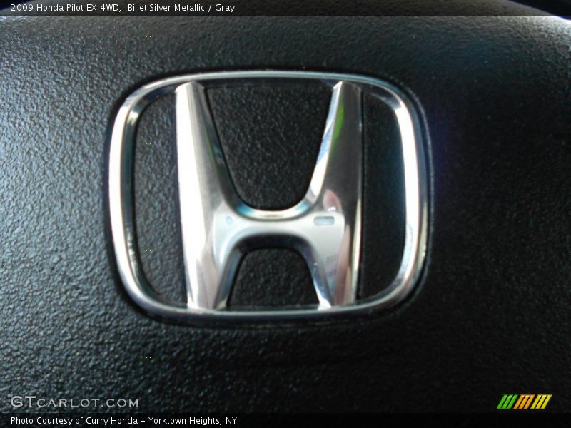 Billet Silver Metallic / Gray 2009 Honda Pilot EX 4WD