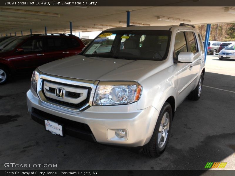 Billet Silver Metallic / Gray 2009 Honda Pilot EX 4WD