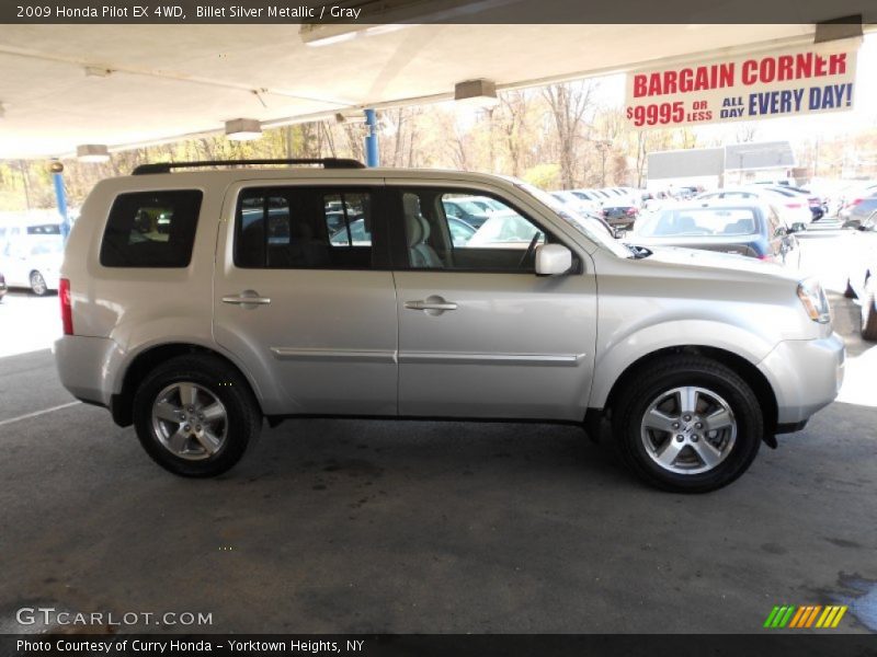 Billet Silver Metallic / Gray 2009 Honda Pilot EX 4WD