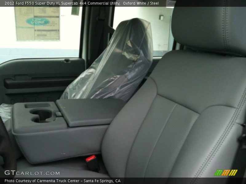 Oxford White / Steel 2012 Ford F550 Super Duty XL Supercab 4x4 Commercial Utility