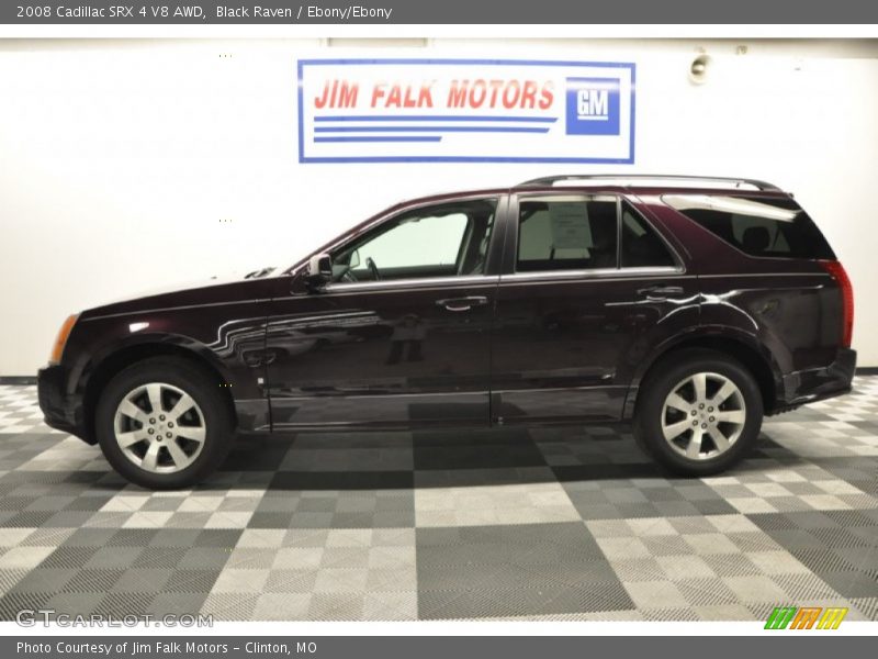 Black Raven / Ebony/Ebony 2008 Cadillac SRX 4 V8 AWD