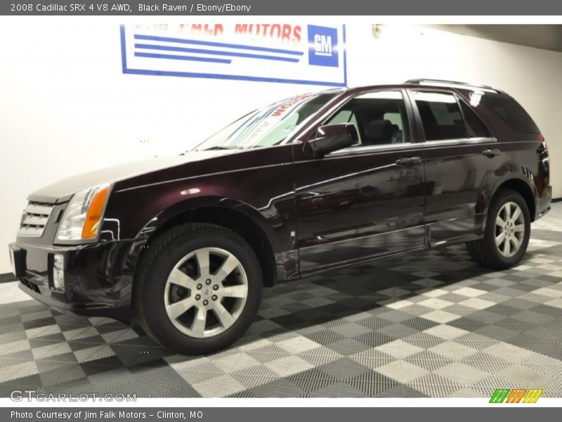 Black Raven / Ebony/Ebony 2008 Cadillac SRX 4 V8 AWD