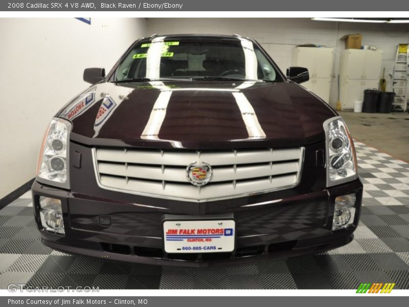 Black Raven / Ebony/Ebony 2008 Cadillac SRX 4 V8 AWD