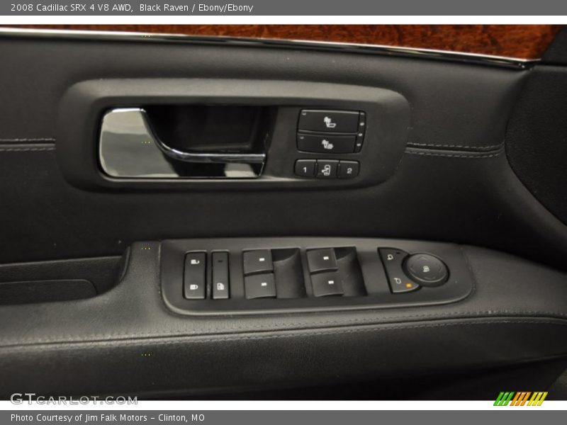 Black Raven / Ebony/Ebony 2008 Cadillac SRX 4 V8 AWD