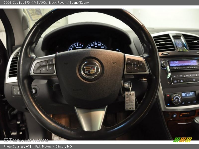 Black Raven / Ebony/Ebony 2008 Cadillac SRX 4 V8 AWD