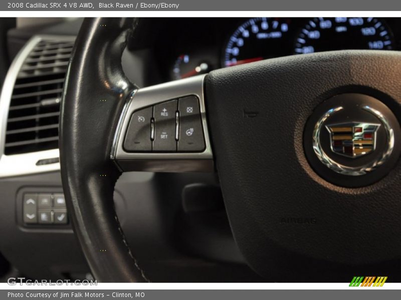 Black Raven / Ebony/Ebony 2008 Cadillac SRX 4 V8 AWD