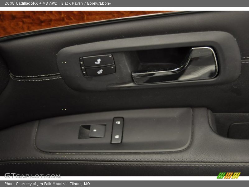 Black Raven / Ebony/Ebony 2008 Cadillac SRX 4 V8 AWD