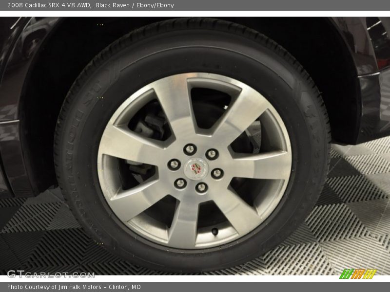 Black Raven / Ebony/Ebony 2008 Cadillac SRX 4 V8 AWD