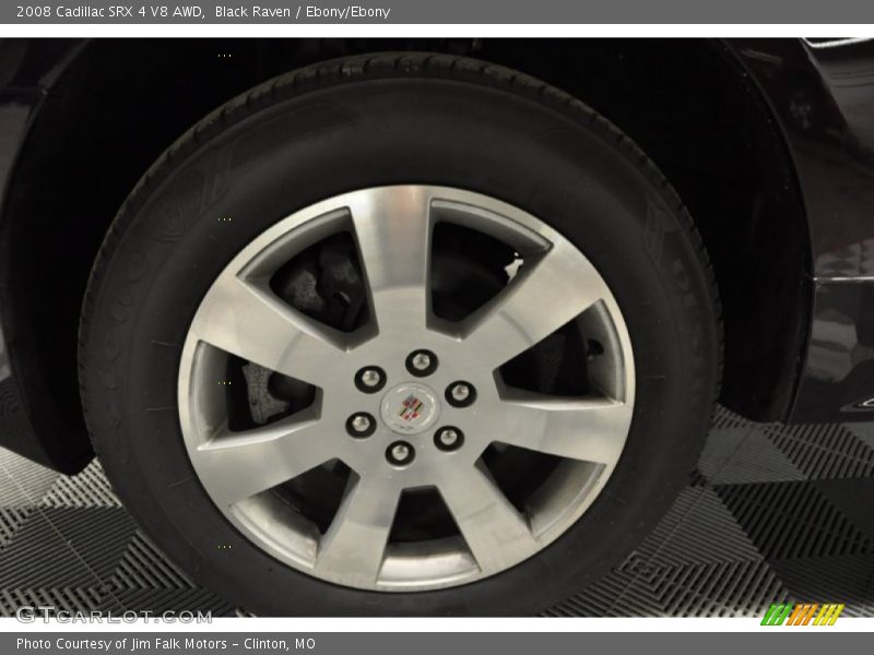 Black Raven / Ebony/Ebony 2008 Cadillac SRX 4 V8 AWD