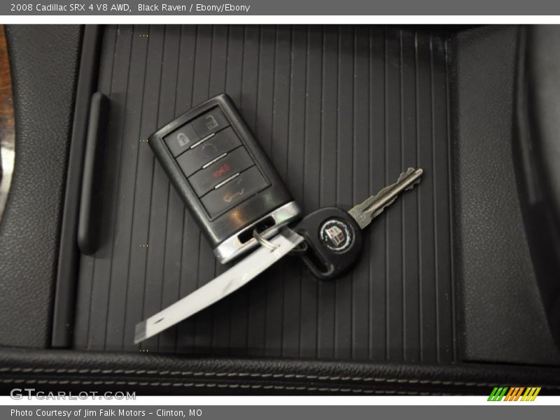 Black Raven / Ebony/Ebony 2008 Cadillac SRX 4 V8 AWD
