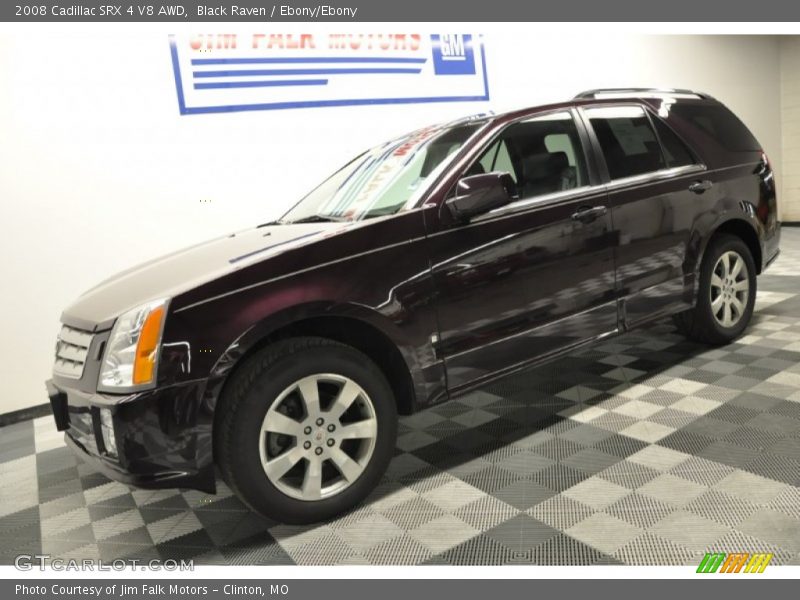 Black Raven / Ebony/Ebony 2008 Cadillac SRX 4 V8 AWD