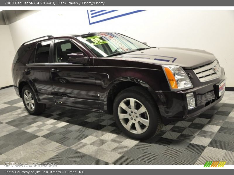 Black Raven / Ebony/Ebony 2008 Cadillac SRX 4 V8 AWD