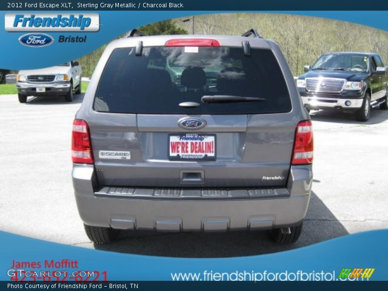 Sterling Gray Metallic / Charcoal Black 2012 Ford Escape XLT