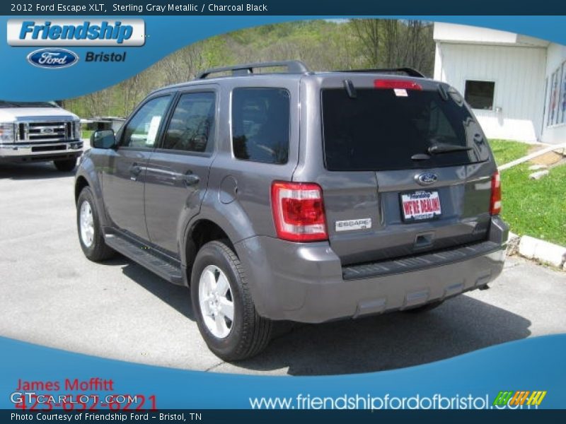 Sterling Gray Metallic / Charcoal Black 2012 Ford Escape XLT