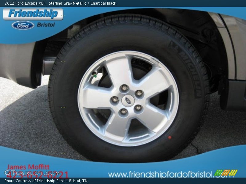 Sterling Gray Metallic / Charcoal Black 2012 Ford Escape XLT