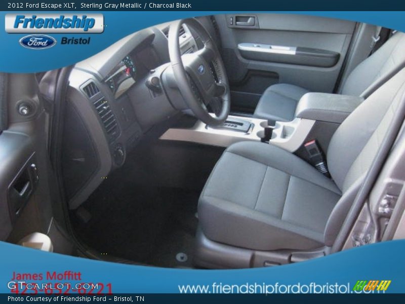 Sterling Gray Metallic / Charcoal Black 2012 Ford Escape XLT