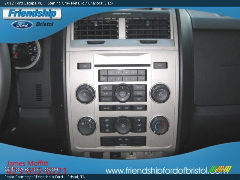 Sterling Gray Metallic / Charcoal Black 2012 Ford Escape XLT