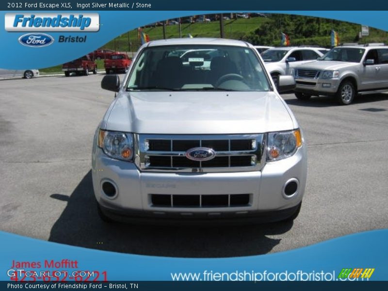 Ingot Silver Metallic / Stone 2012 Ford Escape XLS