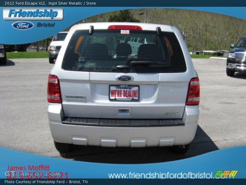Ingot Silver Metallic / Stone 2012 Ford Escape XLS
