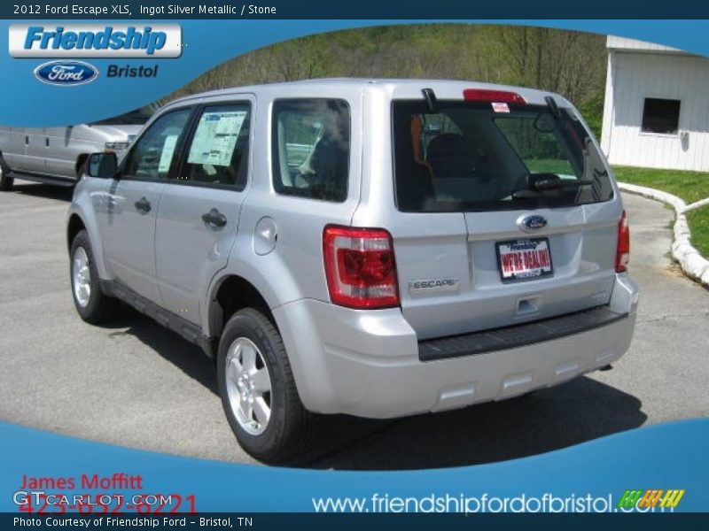 Ingot Silver Metallic / Stone 2012 Ford Escape XLS