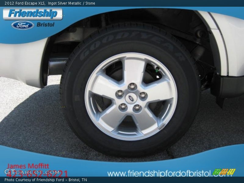 Ingot Silver Metallic / Stone 2012 Ford Escape XLS