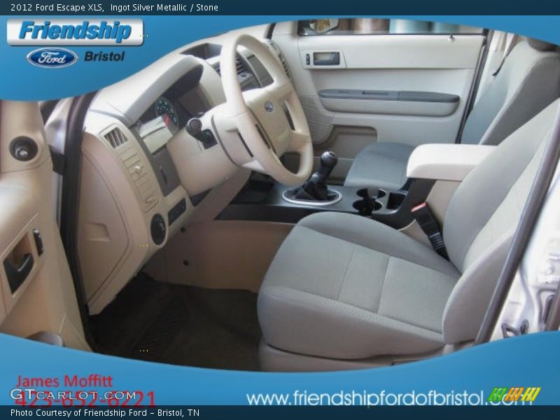Ingot Silver Metallic / Stone 2012 Ford Escape XLS