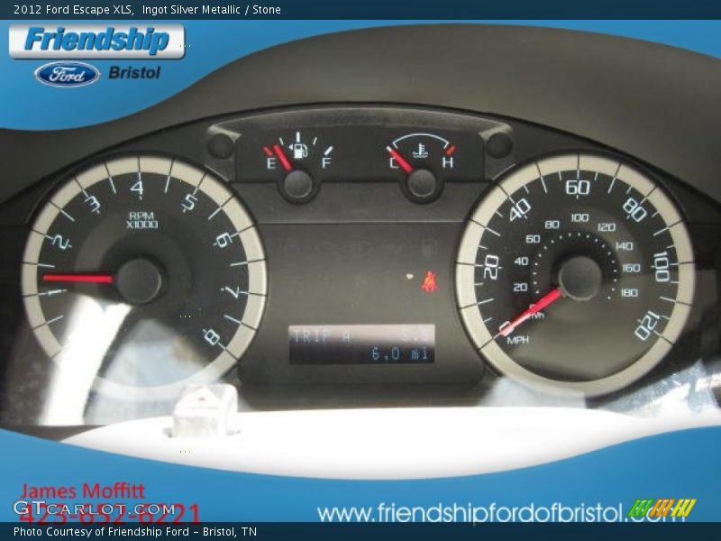 Ingot Silver Metallic / Stone 2012 Ford Escape XLS