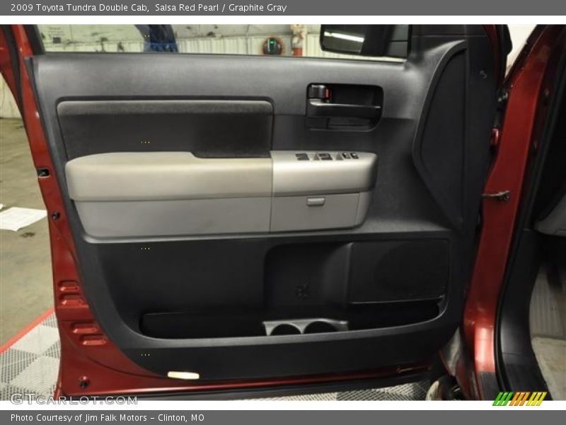 Salsa Red Pearl / Graphite Gray 2009 Toyota Tundra Double Cab