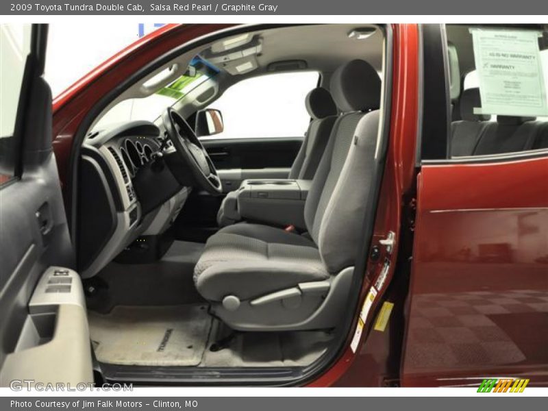 Salsa Red Pearl / Graphite Gray 2009 Toyota Tundra Double Cab