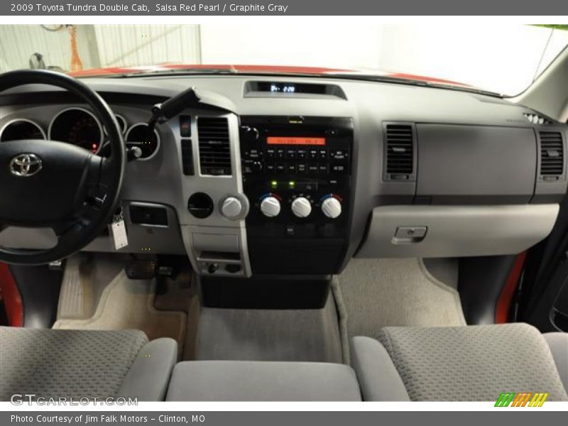 Salsa Red Pearl / Graphite Gray 2009 Toyota Tundra Double Cab