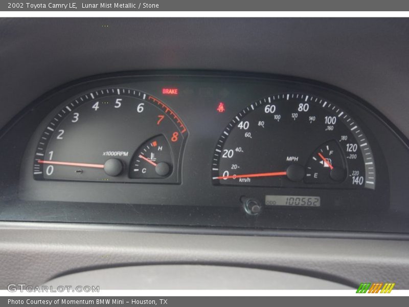 Lunar Mist Metallic / Stone 2002 Toyota Camry LE