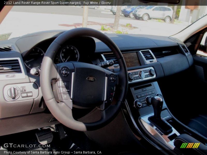 Fuji White / Ebony 2012 Land Rover Range Rover Sport Supercharged