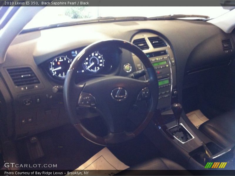 Black Sapphire Pearl / Black 2010 Lexus ES 350