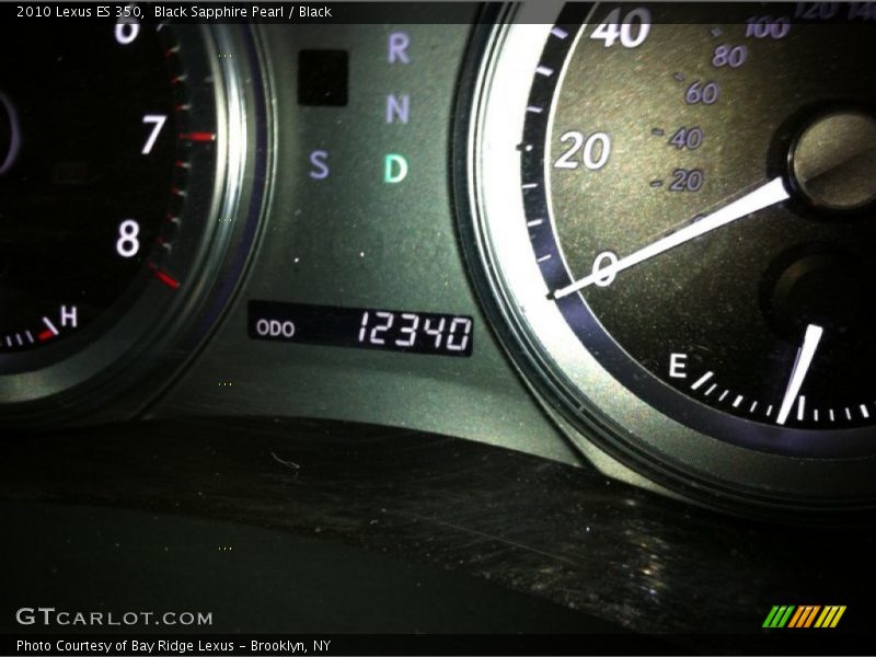Black Sapphire Pearl / Black 2010 Lexus ES 350