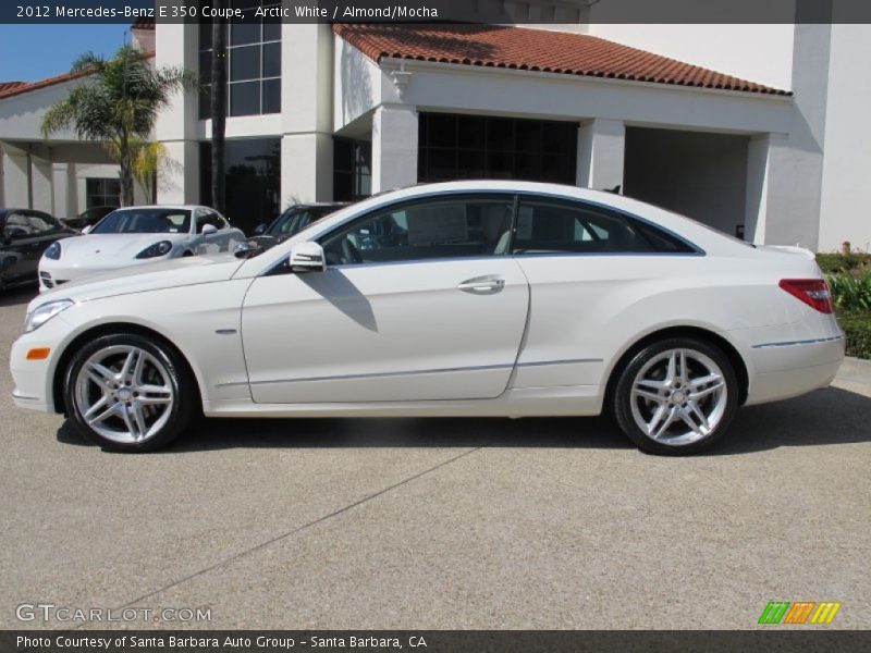 Arctic White / Almond/Mocha 2012 Mercedes-Benz E 350 Coupe