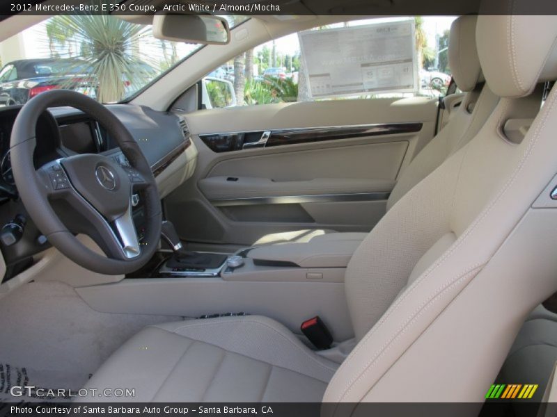 Arctic White / Almond/Mocha 2012 Mercedes-Benz E 350 Coupe