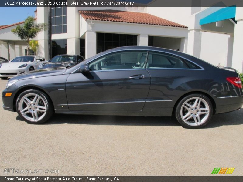 Steel Grey Metallic / Ash/Dark Grey 2012 Mercedes-Benz E 350 Coupe