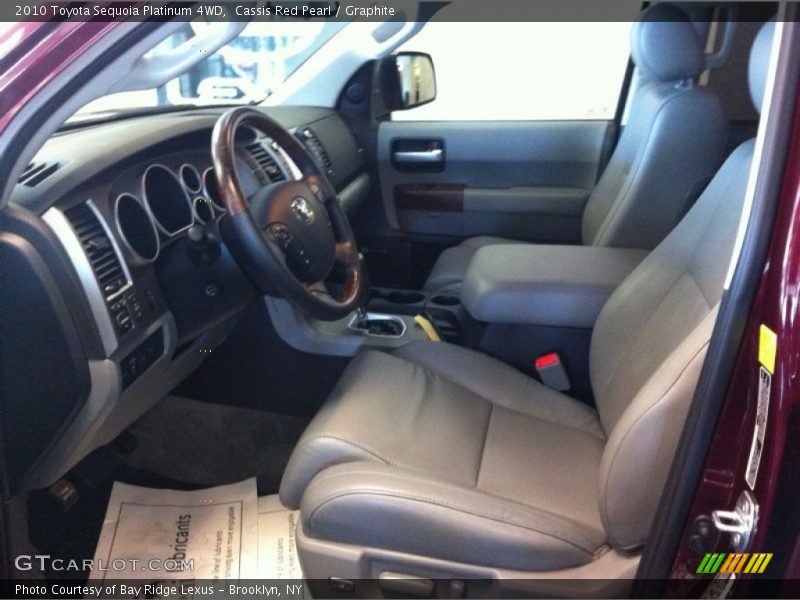 Cassis Red Pearl / Graphite 2010 Toyota Sequoia Platinum 4WD