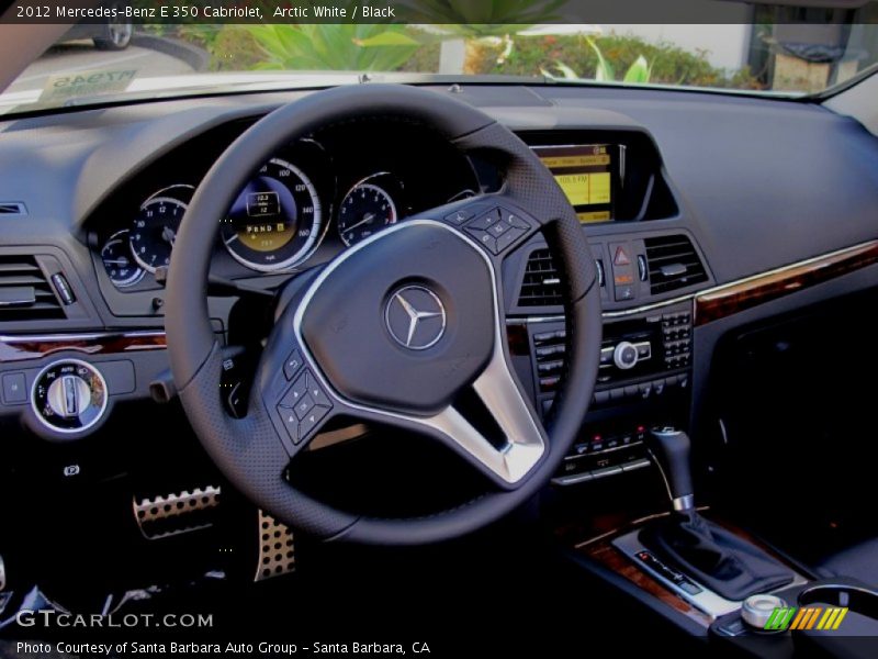 Arctic White / Black 2012 Mercedes-Benz E 350 Cabriolet