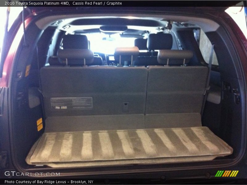 Cassis Red Pearl / Graphite 2010 Toyota Sequoia Platinum 4WD