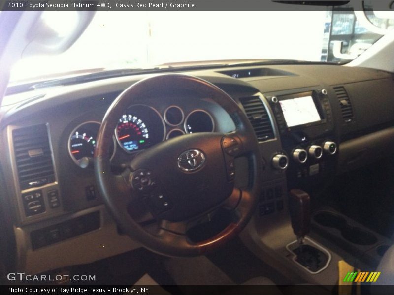 Cassis Red Pearl / Graphite 2010 Toyota Sequoia Platinum 4WD