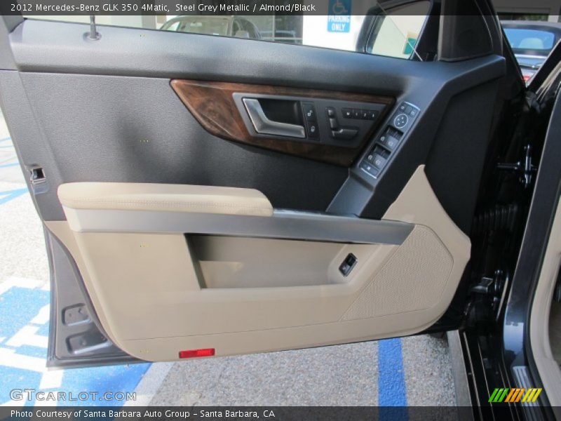 Steel Grey Metallic / Almond/Black 2012 Mercedes-Benz GLK 350 4Matic
