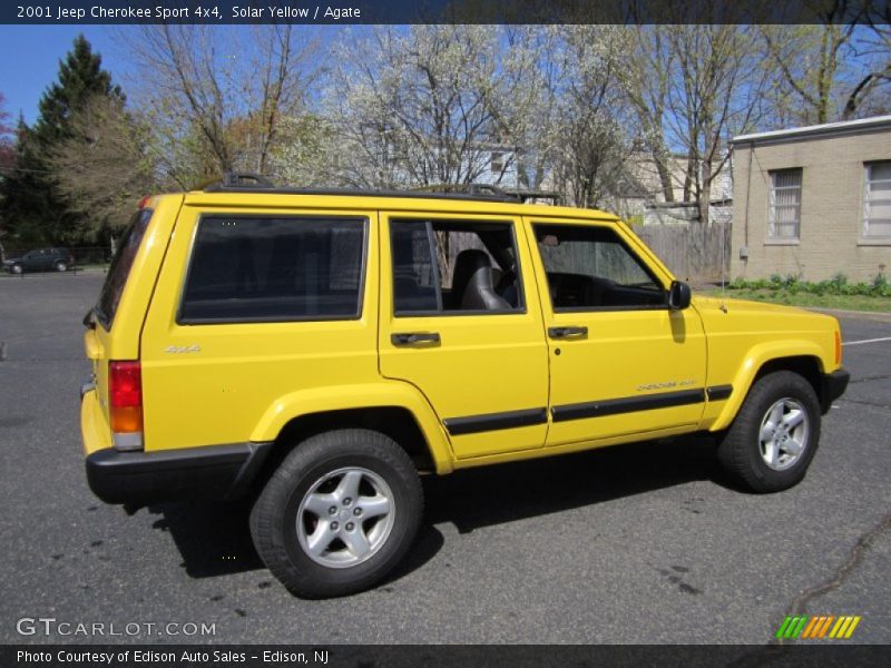 Solar Yellow / Agate 2001 Jeep Cherokee Sport 4x4