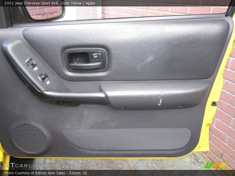 Solar Yellow / Agate 2001 Jeep Cherokee Sport 4x4