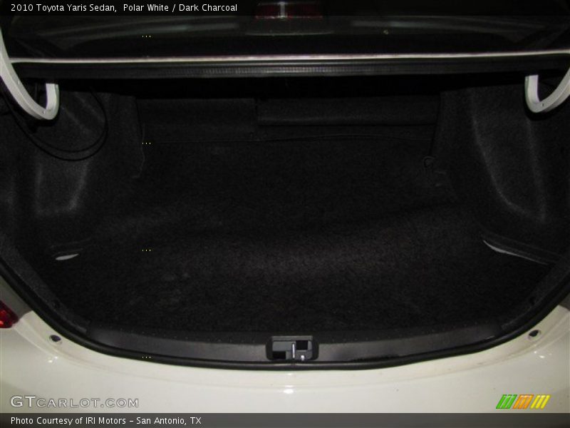 Polar White / Dark Charcoal 2010 Toyota Yaris Sedan