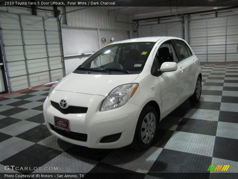 Polar White / Dark Charcoal 2010 Toyota Yaris 5 Door Liftback