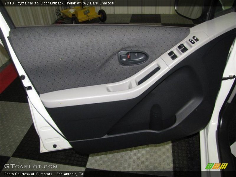 Polar White / Dark Charcoal 2010 Toyota Yaris 5 Door Liftback