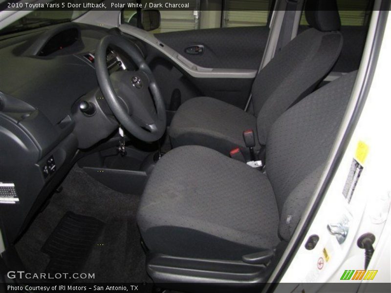 Polar White / Dark Charcoal 2010 Toyota Yaris 5 Door Liftback