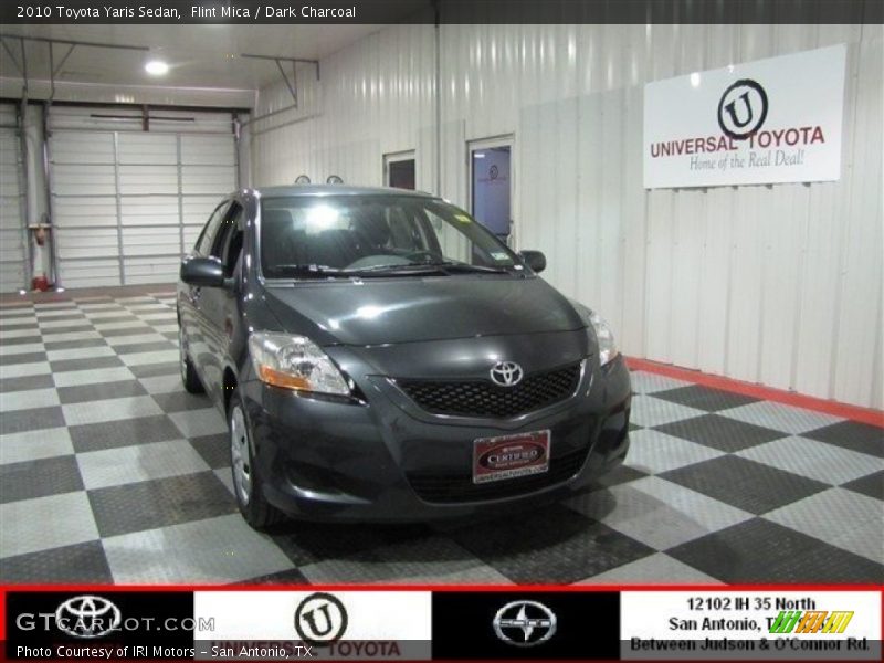Flint Mica / Dark Charcoal 2010 Toyota Yaris Sedan